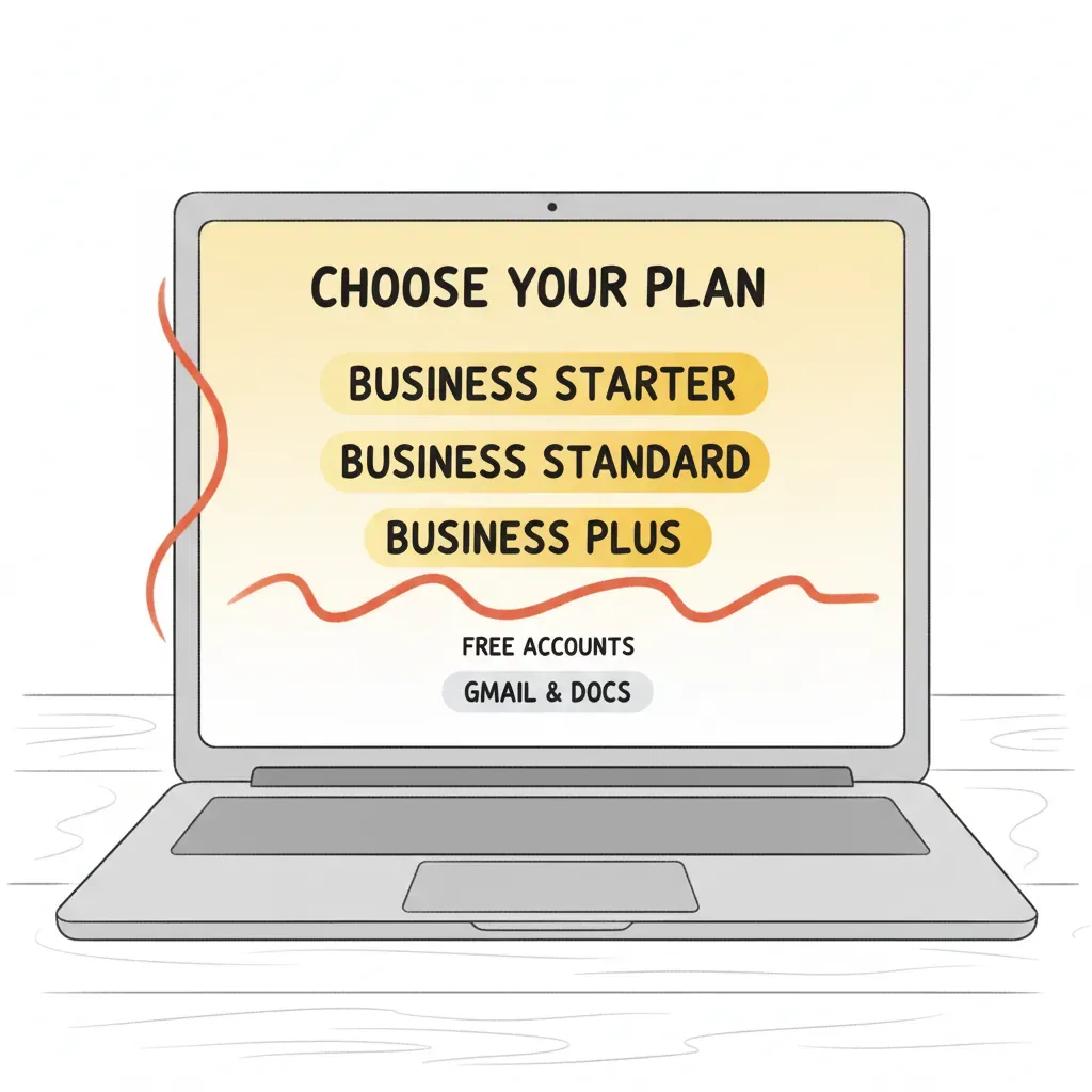 Google Workspace plan tiers showing which plans support the co-presenter feature for presentations.