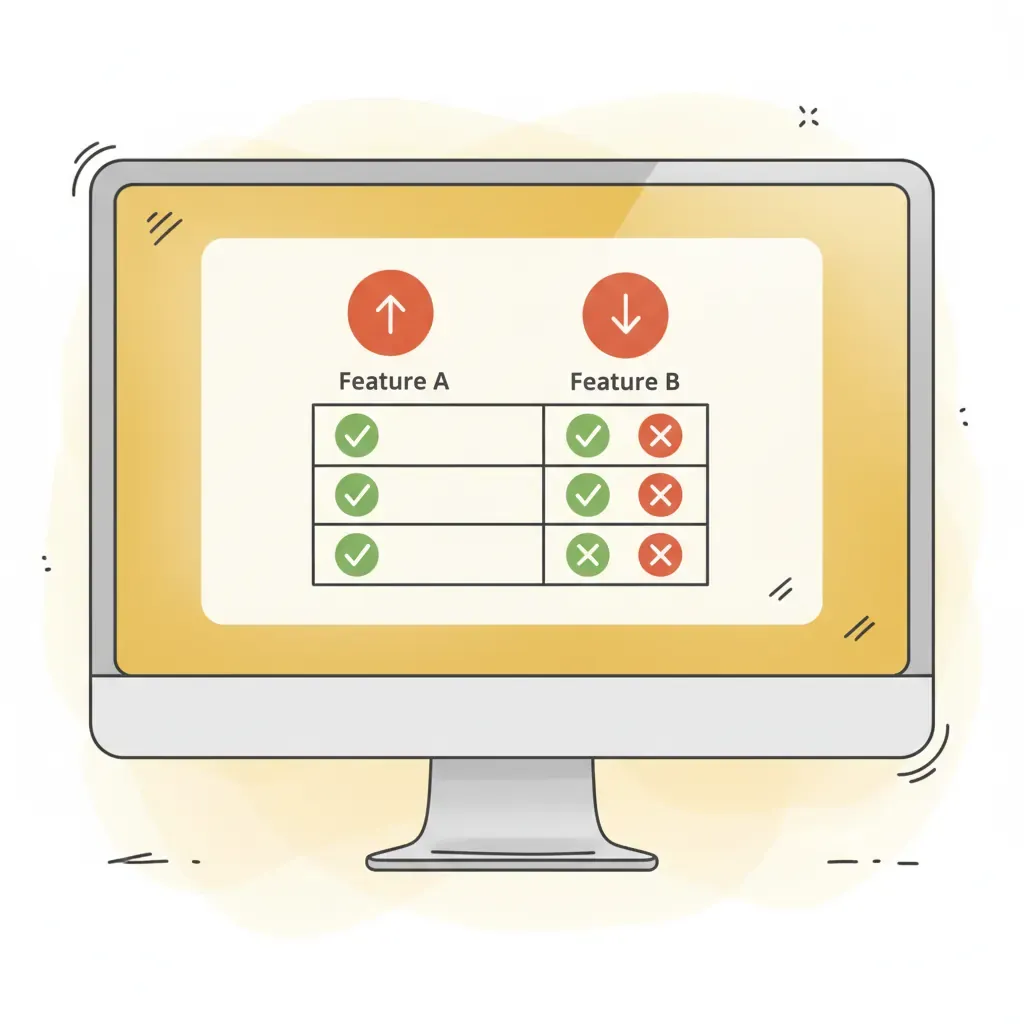 Side-by-side comparison table of Google Meet co-presenter versus copresent.app features.